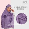 Cape Merino Scarf Shawl Hijab Modal Shiny Headcover Neckwear Lightweight