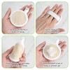 Guduling 6 Stück Luffa Schwamm Körper,Gesichtspeeling Luffa,Body Scrubber Loofah für