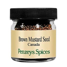 Mustard Seed Brown By Penzeys Spices 1.3 oz 1/4 cup jar (Pack of 1)