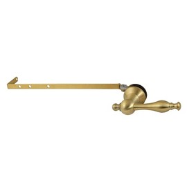Kingston Brass KTNLD7 Naples Universal Front or Side Mount Toilet Tank Lever, Brushed Brass