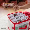 Christmas Village Bauble and Decoration Storage Cube with Padded Dividers