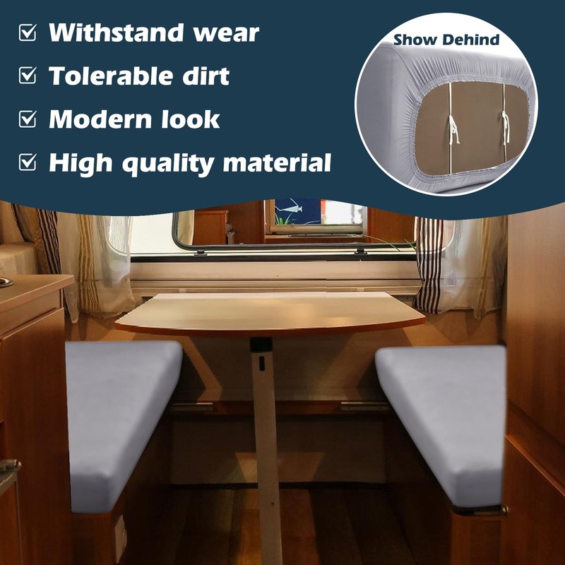 WEGREAT WEGREAT Wohnwagen Sitzbezge Set 2 Stck Wohnwagen Sitzpolster Bezug,