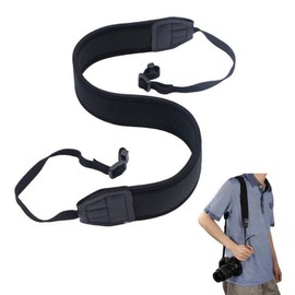 Camera Neck Strap Camera Shoulder Strap, Anti-slip Quick Release Camera Shoulder Sling Strap for DSLR Camera Bag Handbag Luggage(Black)