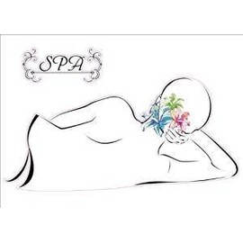 Spa Room Artwork Deco Wall Sticker Decal15"W X 23"H (1 piece)