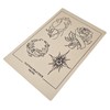 Large A4 Size Flower and Sun Tattoo Practice Skin (Pack