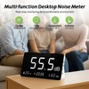 LYCEBELL Dezibel Messgerät SW525S, 30-130dB Schallpegelmesser mit Alarm & Datenaufzeichnung,
