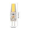 6 Pcs 6W 500LM G4 Bulb LED COB Silica Gel
