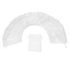 Dealglad 100Pcs Organza Gift Bags 3.5x4.5 inch, White Drawstring Mesh