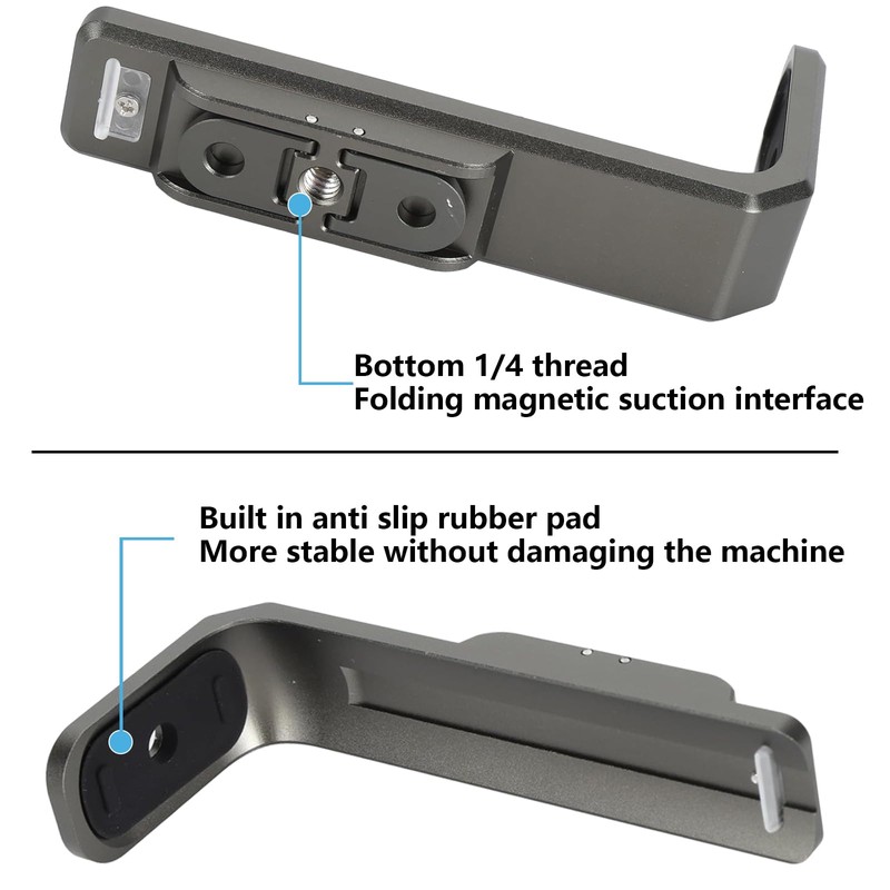 Sruim Horizontal Action Mount for Insta360 X4, 90 Degree Aluminum