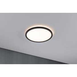 Paulmann Atria Shine 70998 LED Panel Round Including 1 x 16 W Warm White Light Panel Plastic Lighting System 3000 K Diameter 293 mm Black