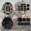 AOUTACC Universal Airsoft Helmet Pads, Helmet Replacement Foam Padding Kits