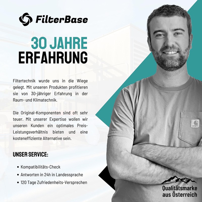 FilterBase® Clean Air Activated Carbon Filter Set of 4 -