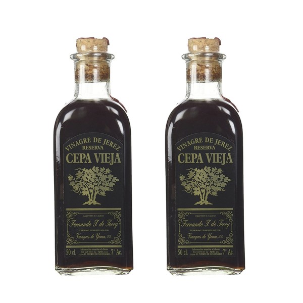 Cepa Vieja Sherry Vinegar From Spain, 16.94 Fluid Ounce (Pack