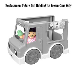Replacement Part for Little People Share A Treat Ice Cream Truck - GGT35 ~ Replacement Figure ~ Girl Holding Ice Cream Cone