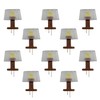 ML-Train Table Lamp Yellow LED Mitropa Dining Car Lamp for