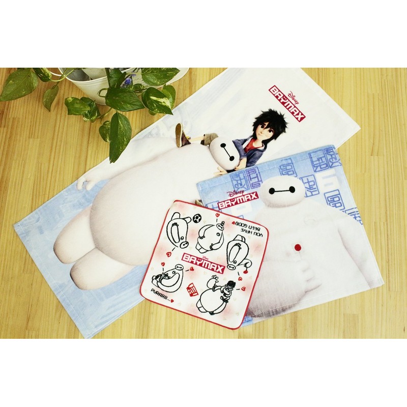 ウォッシュタオル ベイマックス マイハート ディズニー インクジェットプリント 34×35cm WE468900