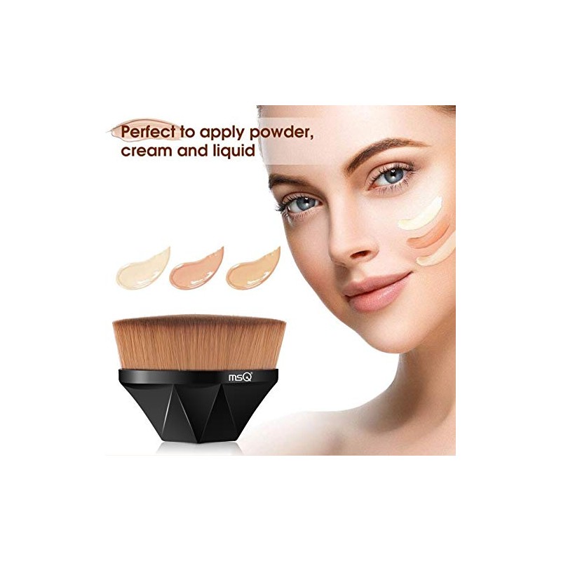 MSQ Double-ended 5pcs Primer Cosmetics Makeup Brushes Set With Black