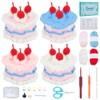 FREEBLOSS Crochet Set for Beginners Crochet Set Pastry Crochet for