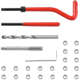 CENPEK 25pcs M8 x 1.25 Thread Repair Kit, Car Spiral Coil Repair Set, Compatible Hand Tool Set