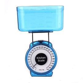 SUPERTOOL Kitchen Scale Compact Mini Mechanical Food Weighing Baking Scale 1Kg Capacity for Home Use - Random Color
