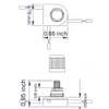 Zing Ear ZE-116C 3 Way 3 Wire Rotary Lamp Switch