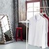 Relaxdays Space-saving hangers, set of 6, for 12 hangers, horizontal