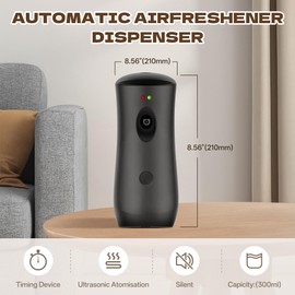 2 PACK Automatic Air Freshener Spray Dispenser | Adjustable Aromatherapy Machine for Homes, Bedrooms, Bathrooms, Offices, Hotels, and Commercial Spaces