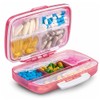 Travel Pill Organizer Large Portable Medication Fullicon Oversize 8 Compartment