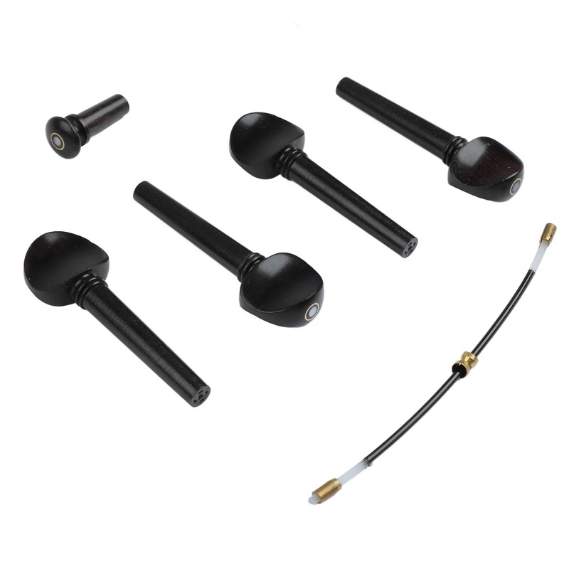 15Pcs Violin Accessory Tailpiece Chin Rest Tuning Peg Fine Tuner