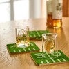 40YARDS American Football Shot Glasses / Shot Glasses / Espresso