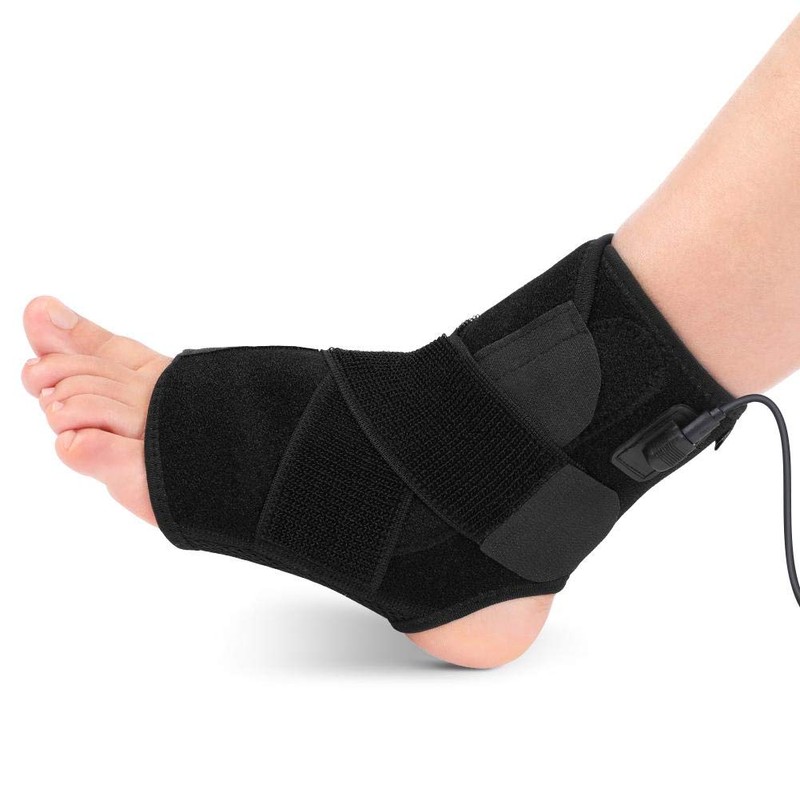 Heating Ankle Brace, Heated Ankle Wrap Foot Heat with 3
