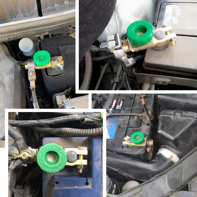 CZC AUTO Battery Quick Disconnect Switch Top Post Cut/Shut Off