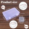 Bead Organizers and Storage, 7 Pcs Clear Small Plastic Box