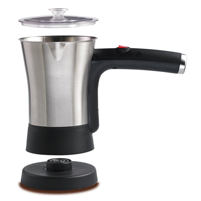 Brentwood Appliances TS-117S Electric Turkish Coffee Maker, 4-Cup, Stainless Steel/Black