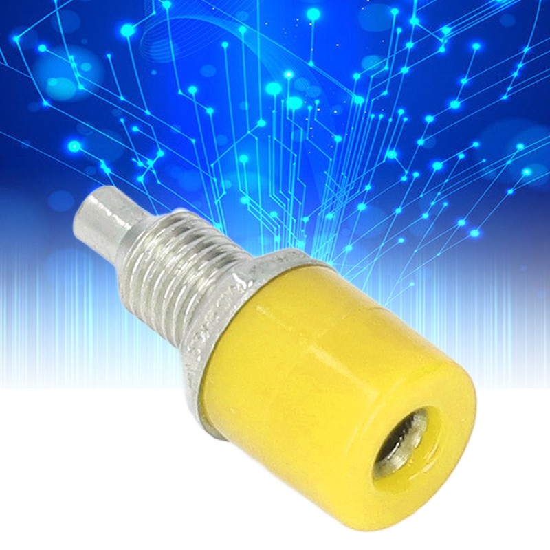 100Pcs Banana Socket M6 4mm Good Transmission Excellent Manufacture Electrical