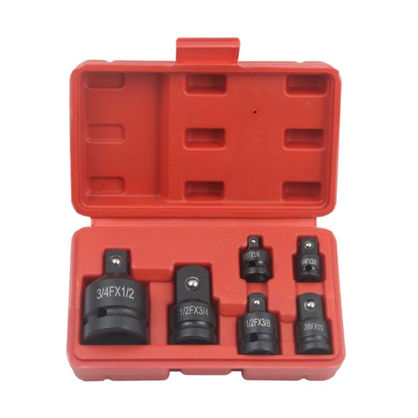 unbranded 6 Piece Impact Socket Adapter And Reducer Set Female