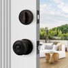 Probrico Entry Door Knob and Single Cylinder Deadbolt Lock Combo