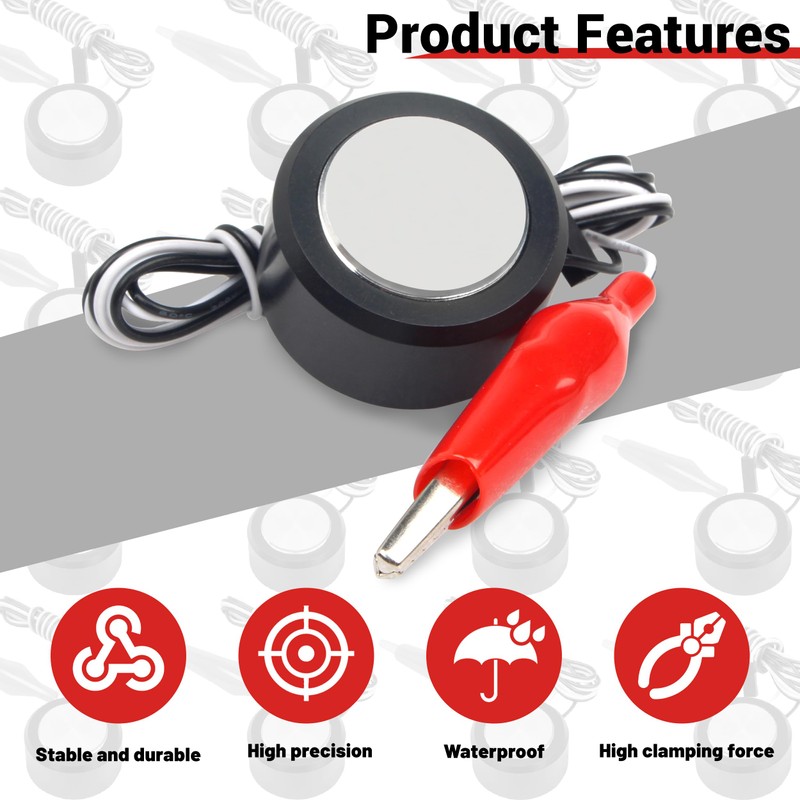 CNCTOPBAOS CNC Router Z-Axis Tool Setting Touch Probe with 2