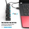 Multi Port Splitter, 7 Port USB 2.0 Hub, USB A