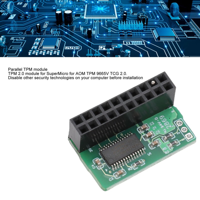 20 Pin TPM 2.0 Module for SuperMicro for AOM TPM
