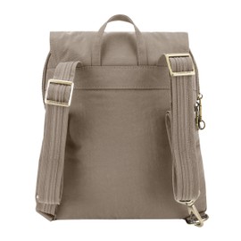 Travelon: Anti-Theft Signature Nylon Slim Backpack - Sable