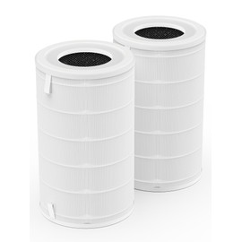 1000 Replacement Filters Compatible with AirDoctor 1000 Air Purifier, Includes 2-Pack Integrated Filters with High-Efficiency Filter, Activated Carbon, and Pre-Filter