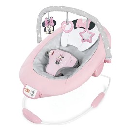 Mecedora Bright Starts Minnie Mouse Rosa Vibrador Melodia