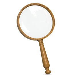 NANAOUS Magnifying Glass 10X 100 mm, Kids Magnifying Glasses Vintage Handheld Reading Shatterproof for Reading Hobbies, Book Lovers, Seniors, Scientists, Inspection Insects