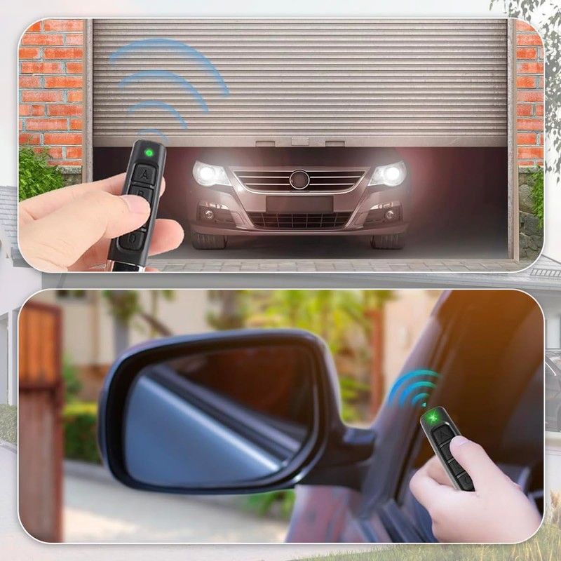 433MHz Universal Garage Door Remote Control - 4-in-1 Wireless Cloning