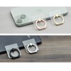 GoodsLand GD-SMARIN-PK [4 Colors] Thin Smartphone Ring, Transparent, Clear, Stylish,
