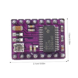 Hohopeti 5pcs Heat Sink Stepper Motor Driver Module for Printers Compatible with Rrerap Ramps High Performance Chip for Smooth Printing Design for Long Term Use