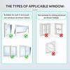 YAHENLI 400CM (157") Portable AC Window Seal, Casement Window Vent