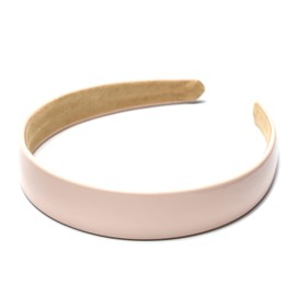 QinGoo Leather PU Headband Women's Headbands Hair Accessories Headpiece 1 Piece (Pink)