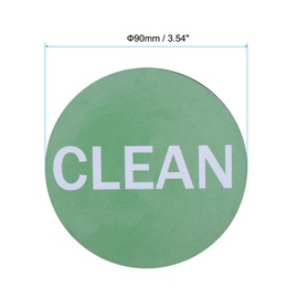 PATIKIL Dishwasher Magnet Clean Dirty Sign, 3 Pack Double Sided Magnetic Indicator Reversible Refrigerator Dish Washer Magnet for Kitchen Organization, Red Green